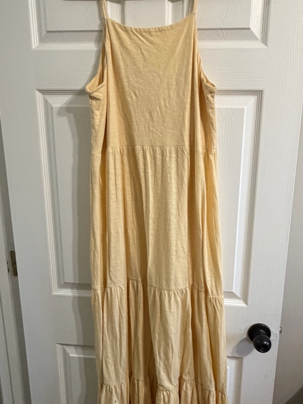 Z Supply Sunlit Yellow Tiered Maxi Dress